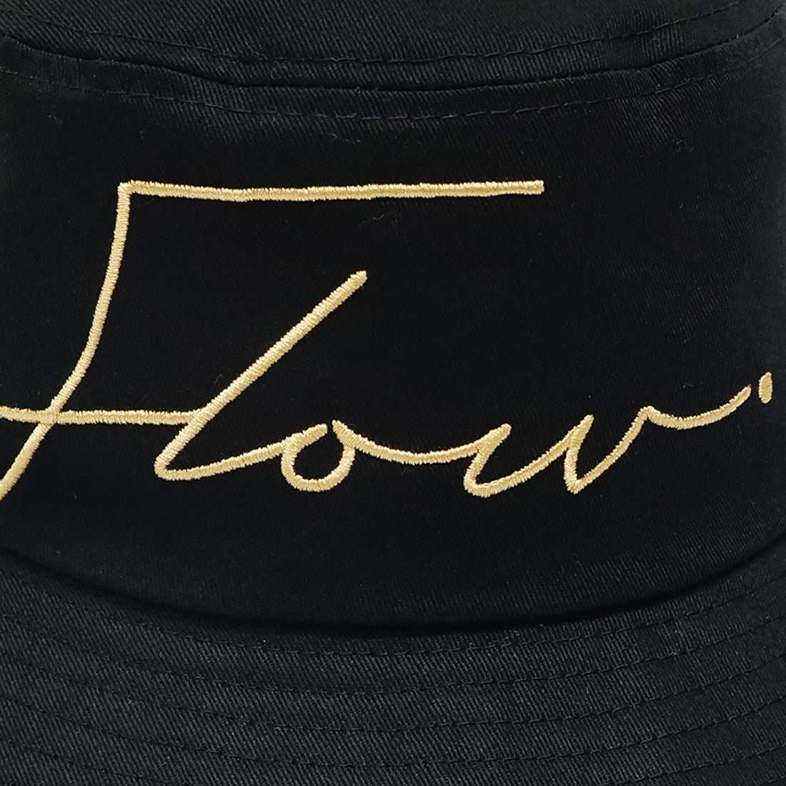 Flow 刺繍 ツイル バケットハット KSH236