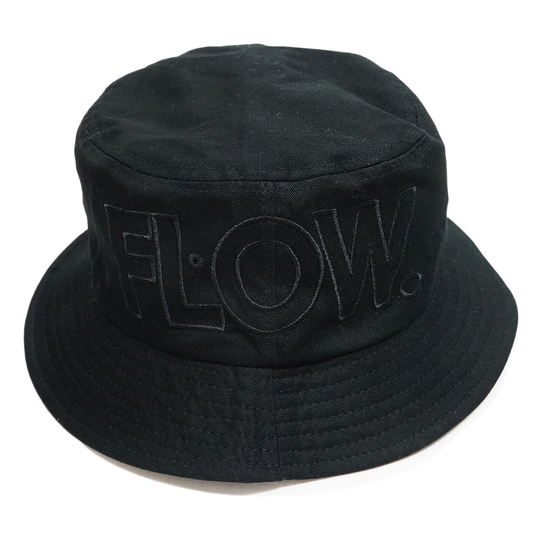 Flow 袋文字 刺繍 バケットハット KSH238