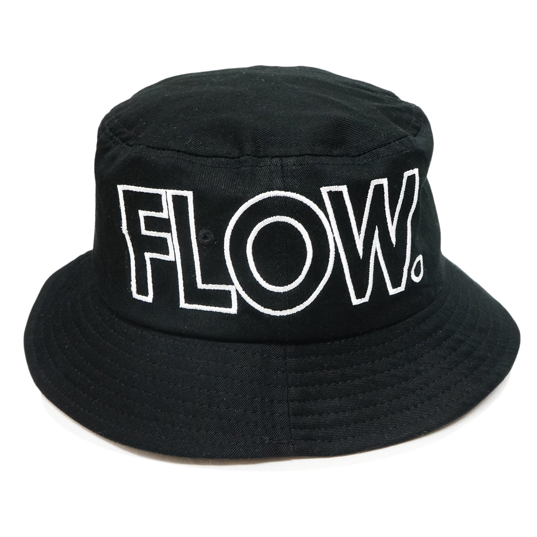 Flow 袋文字 刺繍 バケットハット KSH238