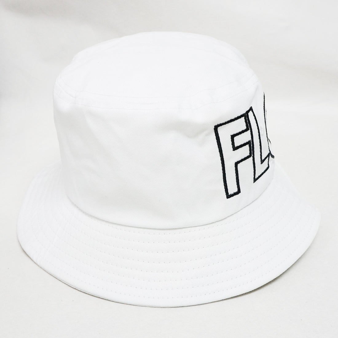 Flow 袋文字 刺繍 バケットハット KSH238