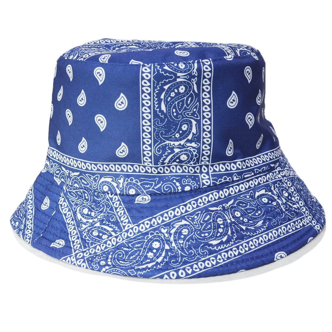 帽子 バケットハット ハット HAT ペイズリー 無地 ブラック リバーシブル バンダナ柄 メンズ レディース