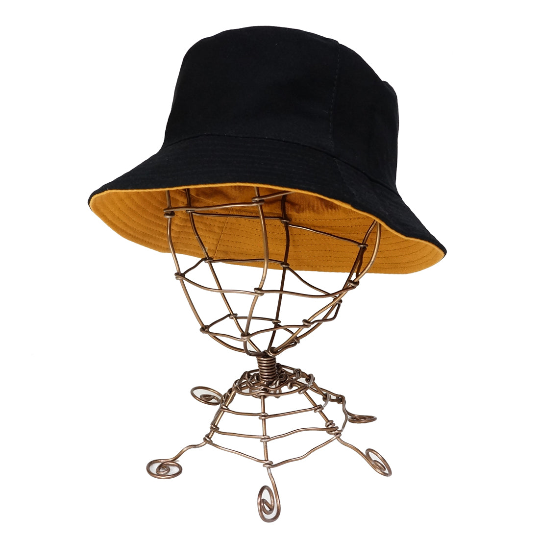 帽子 バケットハット ハット HAT 無地 ブラック カラー リバーシブル メンズ レディース キーズ Keys