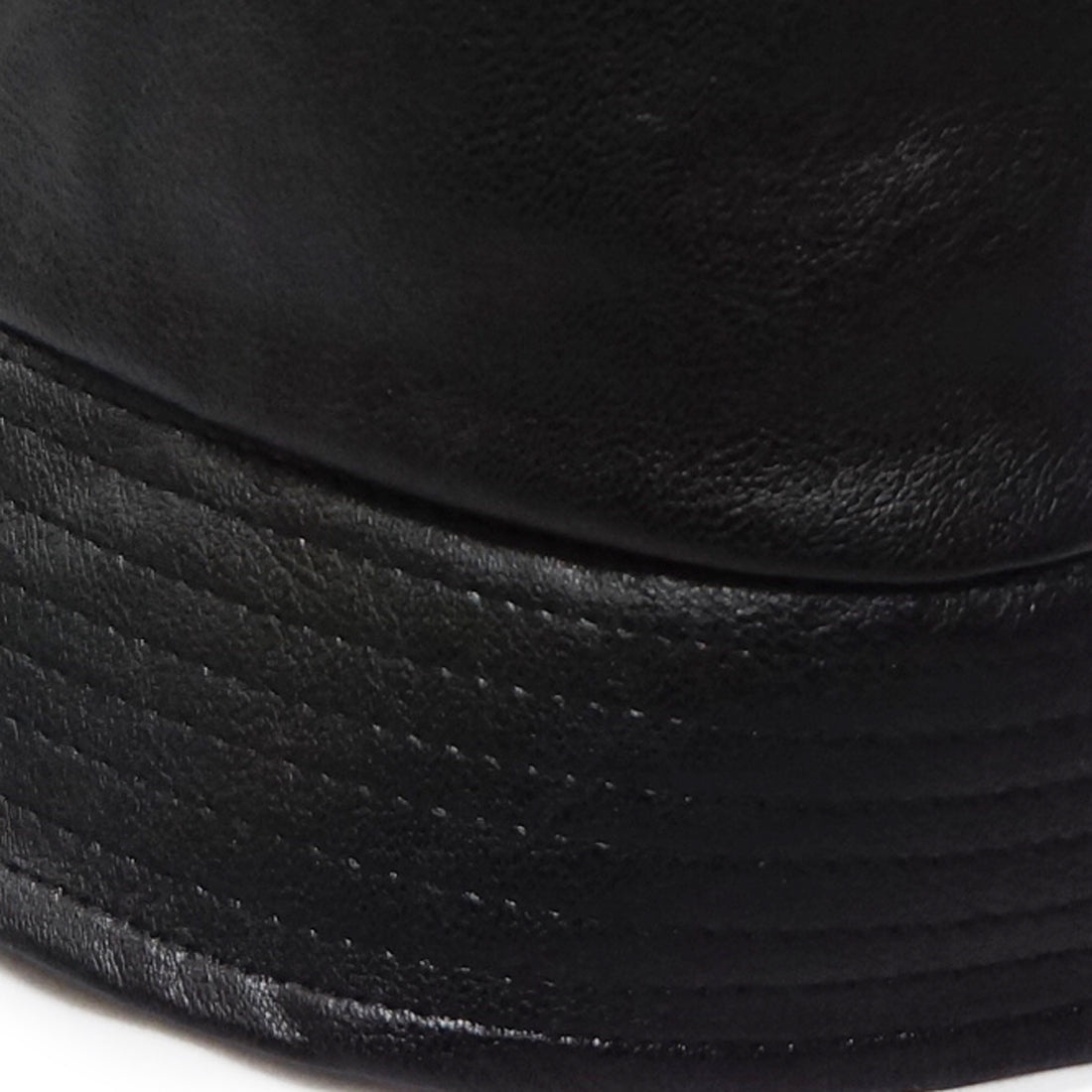 帽子 バケットハット ハット HAT フェイクレザー 合皮 無地 メンズ レディース キーズ Keys