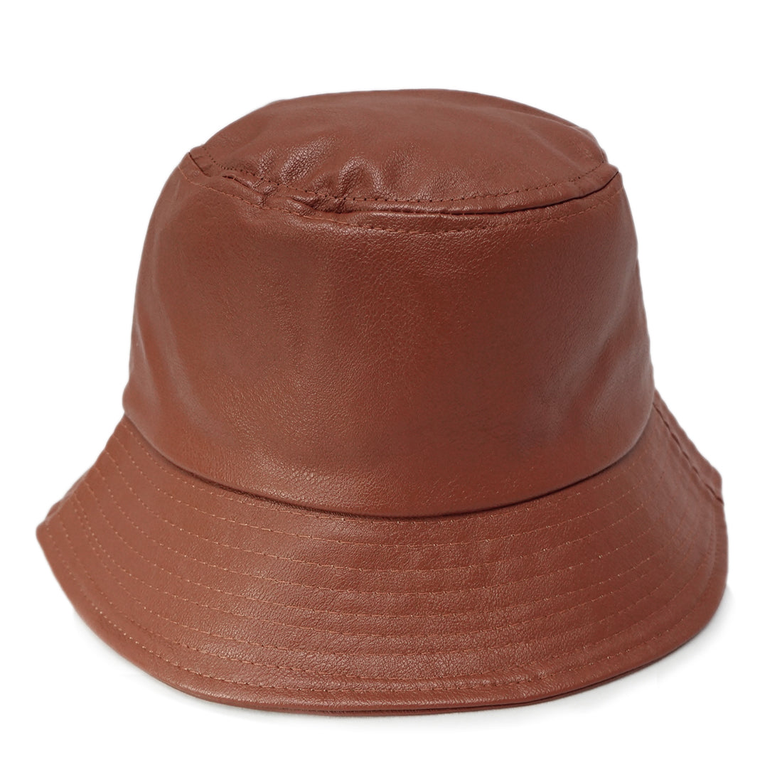 帽子 バケットハット ハット HAT フェイクレザー 合皮 無地 メンズ レディース キーズ Keys