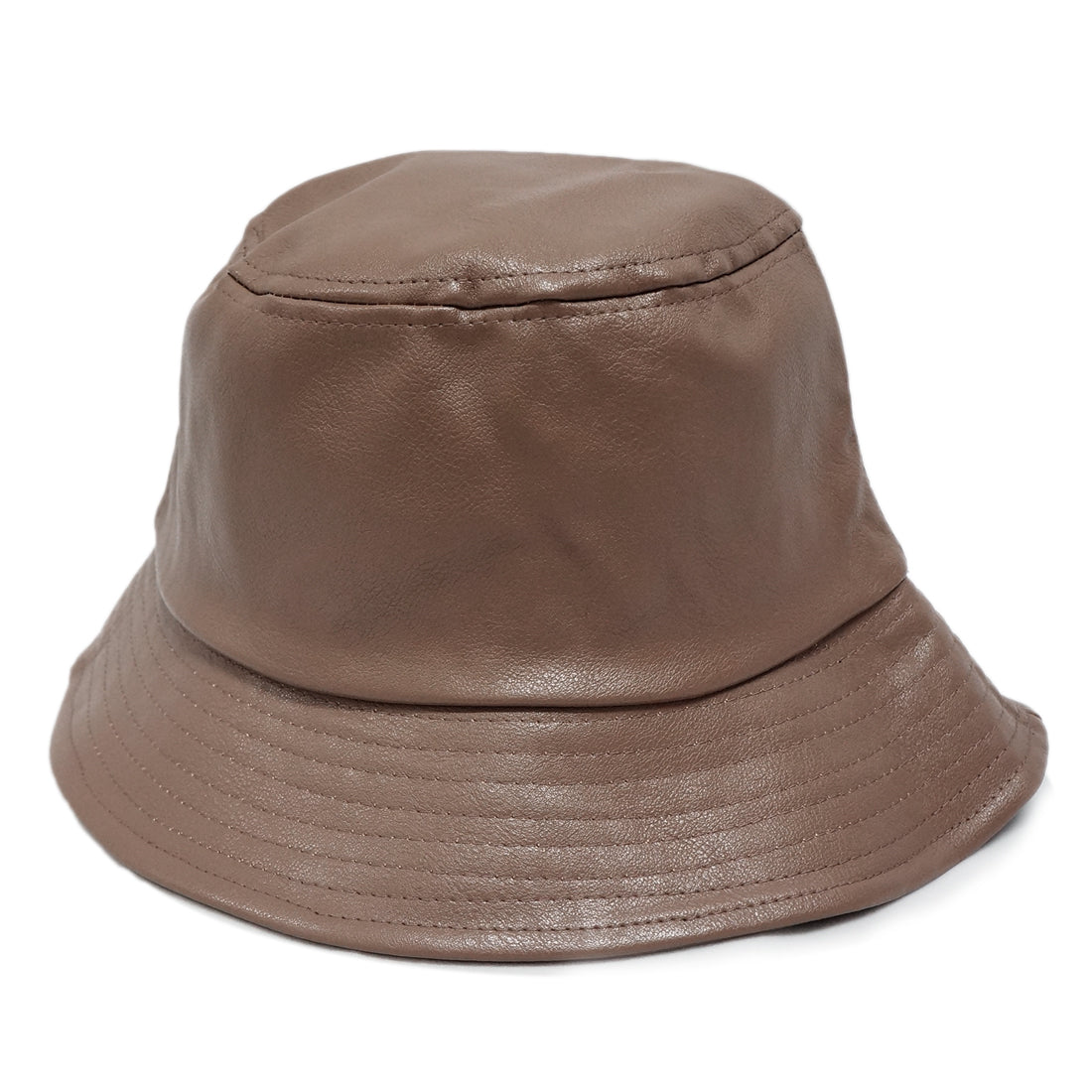 帽子 バケットハット ハット HAT フェイクレザー 合皮 無地 メンズ レディース キーズ Keys
