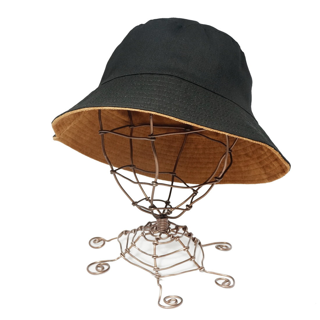 帽子 バケットハット ハット HAT 無地 カラー リバーシブル フェイクスウェード メンズ レディース