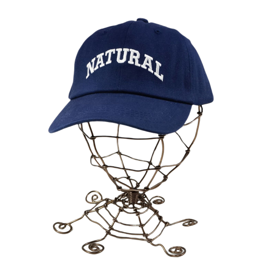 帽子 キャップ CAP メンズ レディース ロゴ NATURAL刺繍 ベースボールキャップ コットン 春 夏 秋 冬