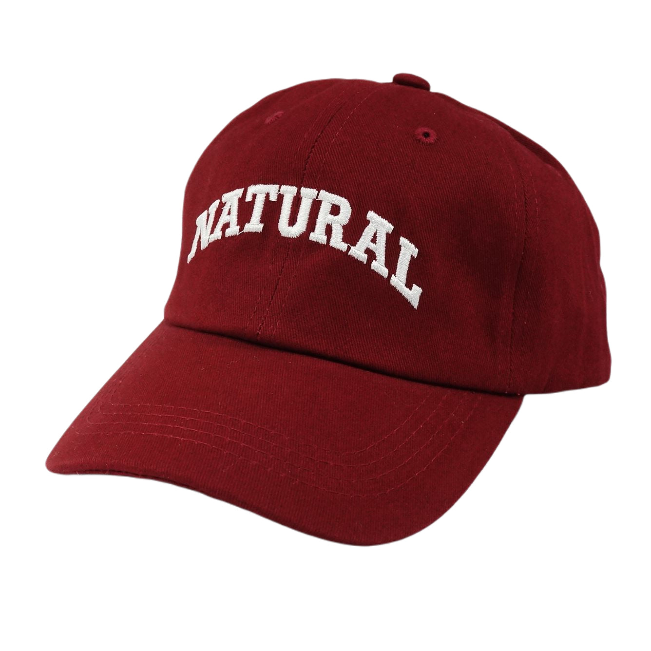 帽子 キャップ CAP メンズ レディース ロゴ NATURAL刺繍 ベースボールキャップ コットン 春 夏 秋 冬