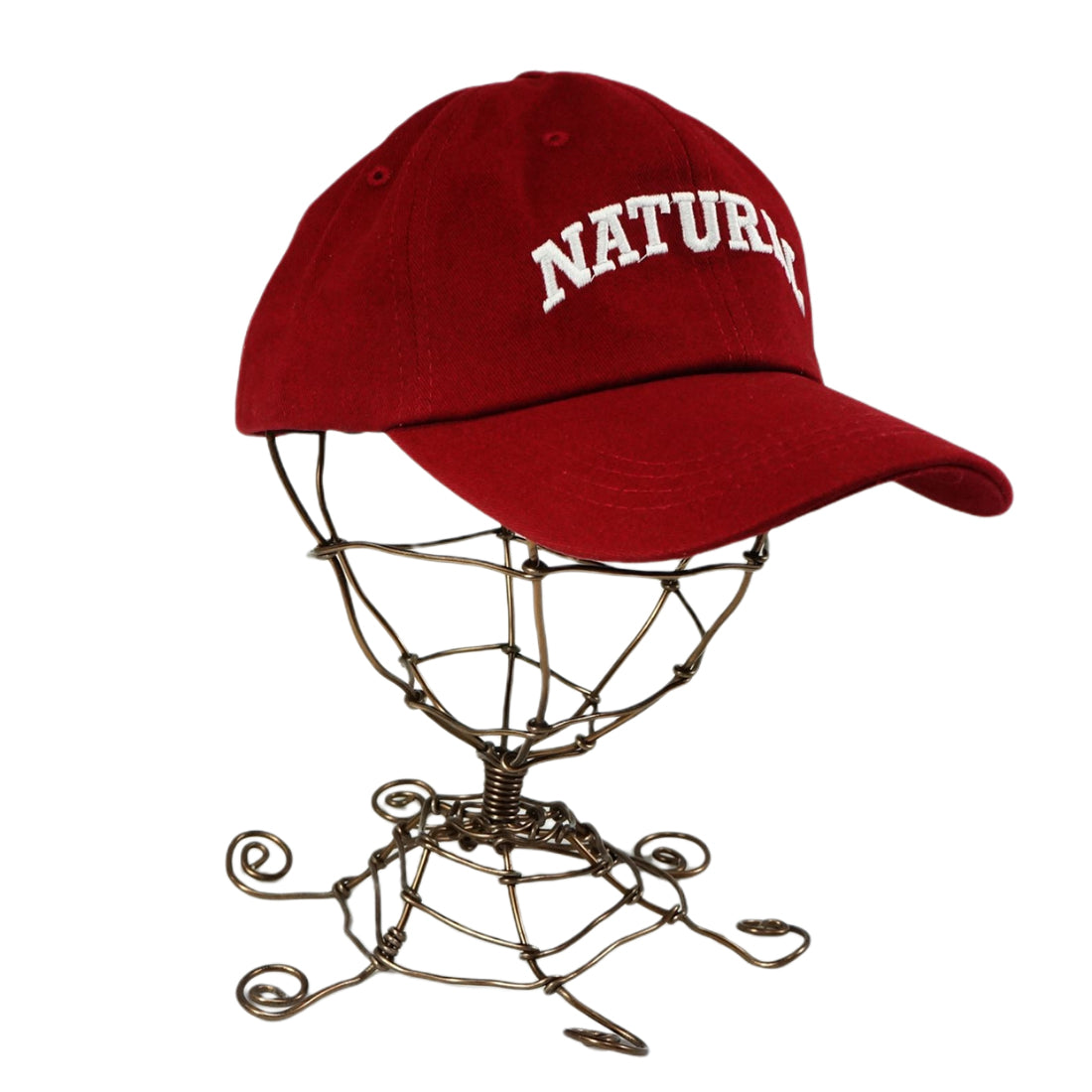 帽子 キャップ CAP メンズ レディース ロゴ NATURAL刺繍 ベースボールキャップ コットン 春 夏 秋 冬