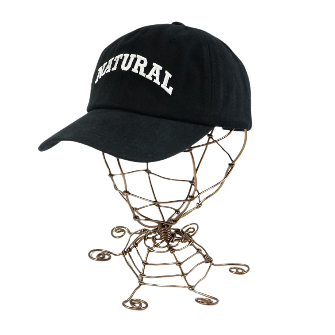 帽子 キャップ CAP メンズ レディース ロゴ NATURAL刺繍 ベースボールキャップ コットン 春 夏 秋 冬