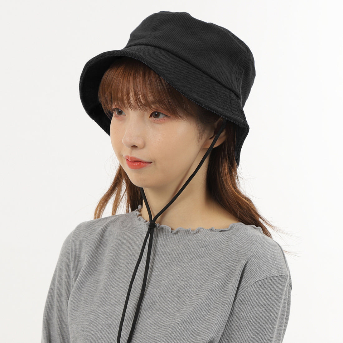 帽子 ハット HAT バケットハット メンズ レディース バケハ コーデュロイ アウトドア あごヒモ付き