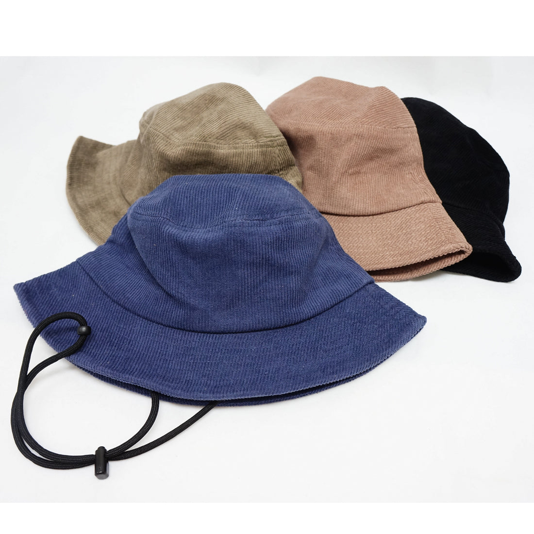 帽子 ハット HAT バケットハット メンズ レディース バケハ コーデュロイ アウトドア あごヒモ付き