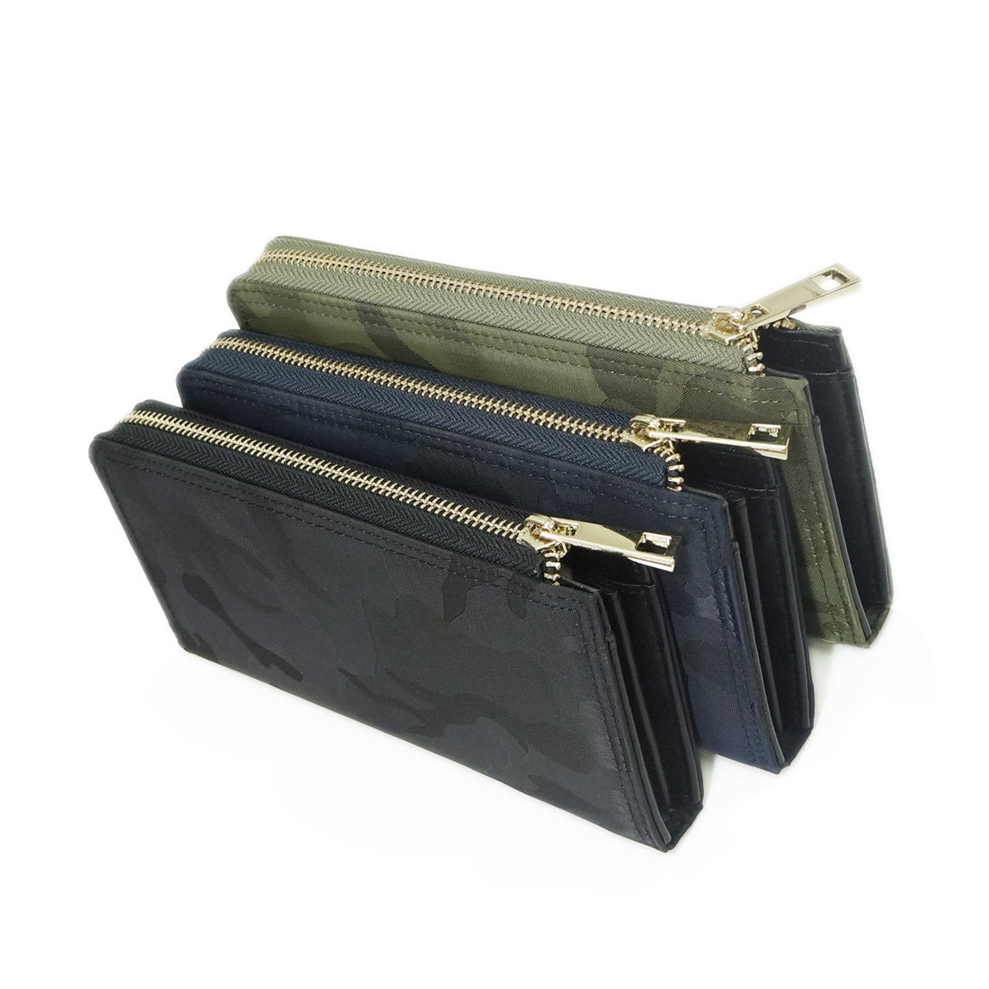 財布 長財布 L字型 カモ 迷彩柄 ウォレット メンズ レディース ビジネス キーズ Keys