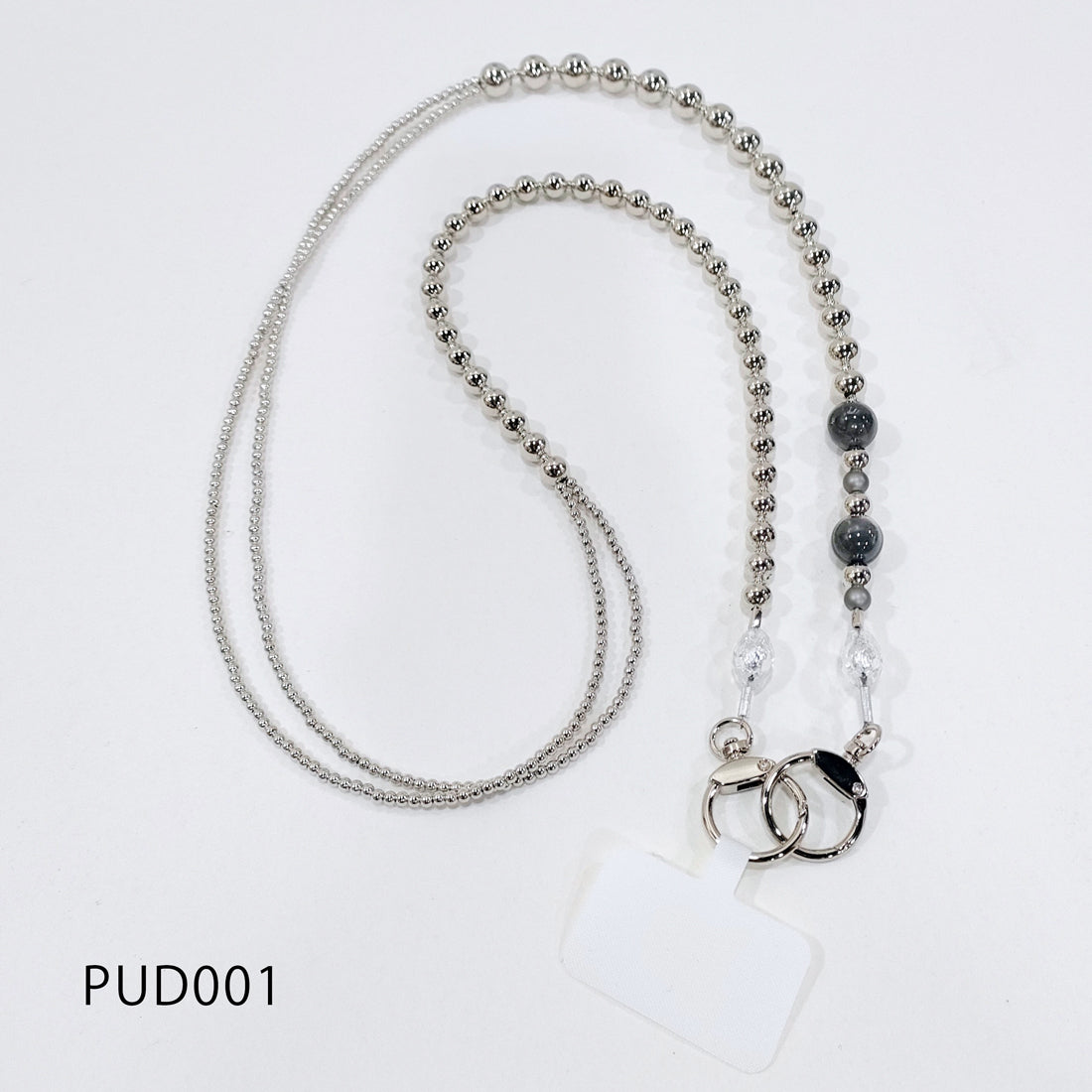スマホショルダーストラップ ビーズ アクセサリー 紐 PUDI
