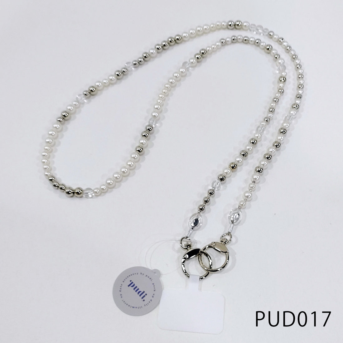 スマホショルダーストラップ ビーズ アクセサリー 紐 PUDI