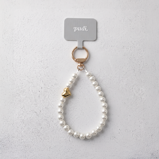PEARL HEART STRAP