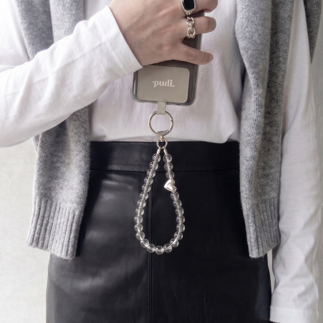 LINE CLEAR HEART STRAP