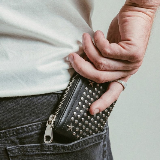 Full studs coin wallet
