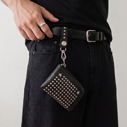 Full studs coin wallet
