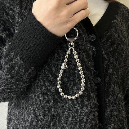 LINE SILVER HEART STRAP