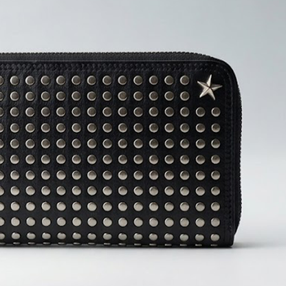 Full studs round wallet