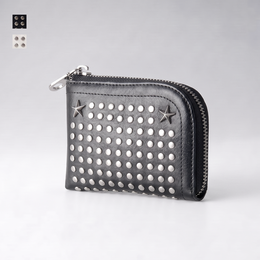 Full studs coin wallet