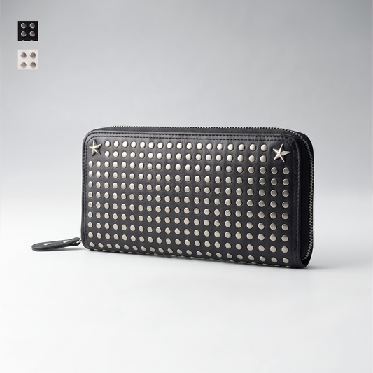 Full studs round wallet