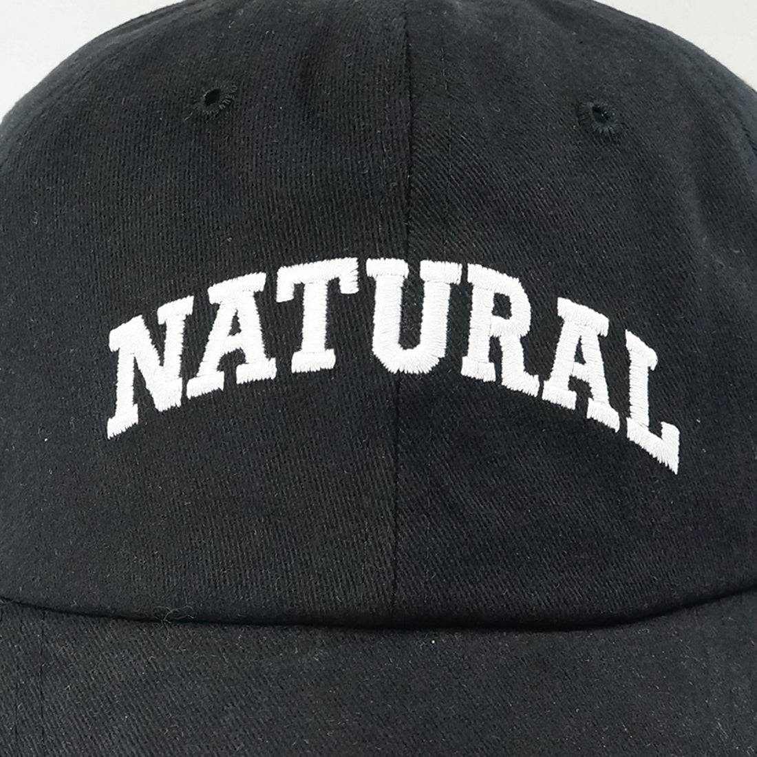 帽子 キャップ CAP メンズ レディース ロゴ NATURAL刺繍 ベースボールキャップ コットン 春 夏 秋 冬